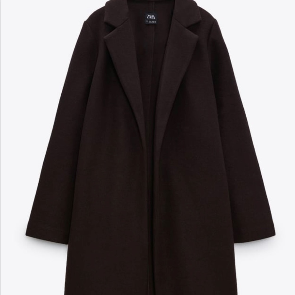 Zara Black Coat - L